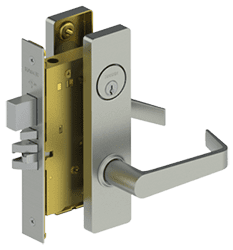 Mortise Classroom Lever Set - Escutcheon Trim - Felix Thomson